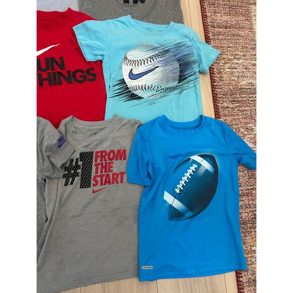 Bundle of Boy's size 6 Short Sleeve T-Shirts, Tees Nike Under Armour - Picture 7 of 11
